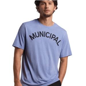 NWT Municipal Light Blue Men's Short Sleeve Tee